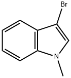 1-メチル-3-ブロモ-1H-インドール 化学構造式