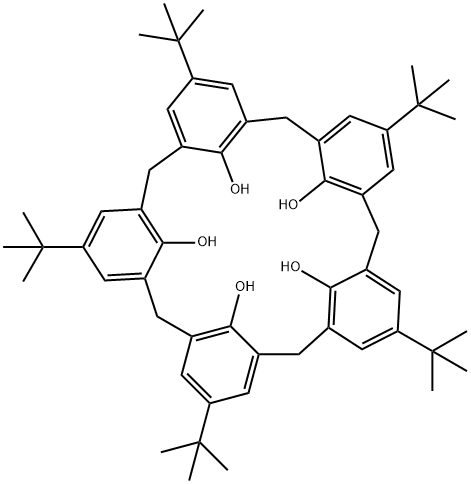 对叔丁基5杯芳烃, 81475-22-1, 结构式