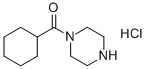 CYCLOHEXYL(PIPERAZINO)METHANONE HYDROCHLORIDE, 81486-91-1, 结构式