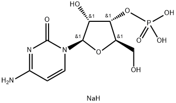 シチジン3'-(りん酸ジナトリウム) 化学構造式