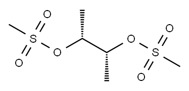 (2R,3R)-丁二醇二甲磺酸酯, 81495-76-3, 结构式