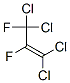 1,1,3,3-Tetrachloro-2,3-difluoro-1-propene Struktur