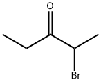 2-ブロモ-3-ペンタノン 化学構造式