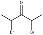 2,4-ジブロモ-3-ペンタノン 化学構造式