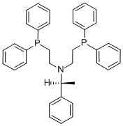 S(-)-N,N-BIS(2-DIPHENYLPHOSPHINOETHYL)-1-PHENYLETHYLAMINE Structure