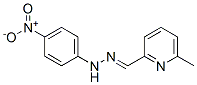 6-Methyl-2-pyridinecarbaldehyde (4-nitrophenyl)hydrazone Structure