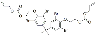 2,2-Bis[4-[2-(allyloxycarbonyloxy)ethoxy]-3,5-dibromophenyl]propane|