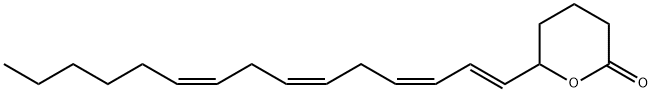 5-hydroxyeicosatetraenoic acid lactone Structure