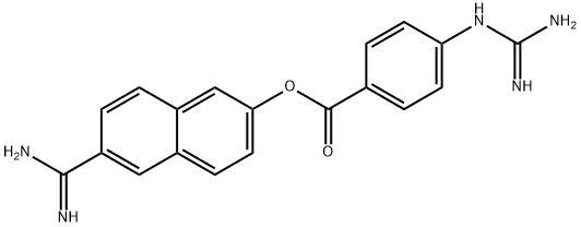 NAFAMOSTAT MESYLATE Structure