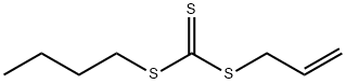 allyl butyl trithiocarbonate Structure