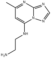 N-(2-aminoethyl)-N-(5-methyl[1,2,4]triazolo[1,5-a]pyrimidin-7-yl)amine Structure