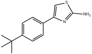 4-(4-TERT-ブチルフェニル)-1,3-チアゾール-2-アミン 化学構造式
