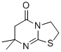 5H-Thiazolo(3,2-a)pyrimidin-5-one, 2,3,6,7-tetrahydro-7,7-dimethyl- Structure