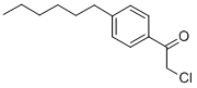 2-CHLORO-1-(4-HEXYL-PHENYL)-ETHANONE Struktur