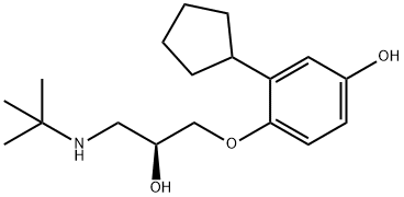 4-hydroxypenbutolol Structure