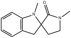 Spiro[2H-indole-2,3-pyrrolidin]-2-one, 1,3-dihydro-1,1-dimethyl- (9CI) Structure
