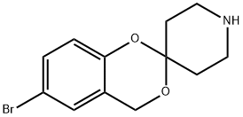 6-溴-4H-螺[苯并[D][1,3]二噁英-2,4-哌啶], 815580-04-2, 结构式