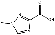 1-甲基-1H-1,2,4-三唑-3-羧酸 结构式