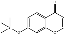 4H-1-Benzopyran-4-one, 7-[(triMethylsilyl)oxy]- Structure