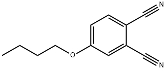 4-丁氧基邻苯二甲腈, 81560-32-9, 结构式