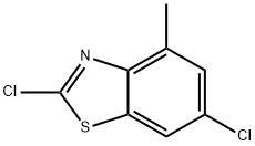 Benzothiazole, 2,6-dichloro-4-methyl- (9CI) Structure