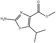 2-氨基-5-异丙基-1,3-噻唑-4-羧酸甲基酯, 81569-25-7, 结构式
