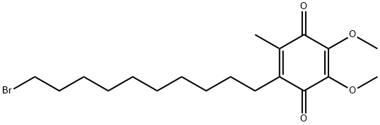 2,5-Cyclohexadiene-1,4-dione, 2-(10-bromodecyl)-5,6-dimethoxy-3-methyl- 结构式
