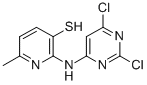 2-(2,4-Dichloropyrimidin-6-ylamino)-6-methyl-1H-pyridinium-3-thiolate Structure