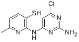 3-Pyridinethiol, 2-((2-amino-4-chloro-6-pyrimidinyl)amino)-6-methyl-|