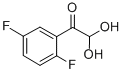 2,5-DIFLUOROPHENYLGLYOXAL HYDRATE Struktur