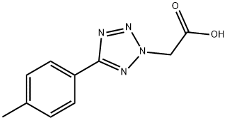 (5-对-甲苯基-四唑-2-基)-乙酸, 81595-00-8, 结构式