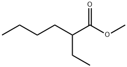 2-エチルヘキサン酸メチル 化学構造式