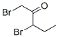 1,3-ジブロモ-2-ペンタノン 化学構造式