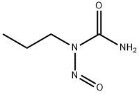 N-プロピル-N-ニトロソ尿素 化学構造式
