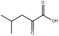4-メチル-2-オキソ吉草酸 化学構造式