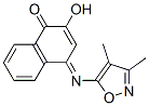 2-hydroxy-N-(3,4-dimethyl-5-isoxazolyl)-1,4-naphthoquinone imine Structure