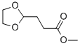 3-[1,3]DIOXOLAN-2-YL-PROPIONIC ACID METHYL ESTER,81625-03-8,结构式