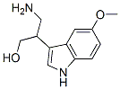 2-(5-methoxy-3-indolyl)-3-aminopropanol 结构式
