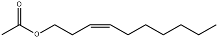 (Z)-3-デセニル=アセタート 化学構造式