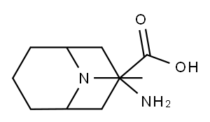 9-Azabicyclo[3.3.1]nonane-3-carboxylicacid,3-amino-9-methyl-,endo-(9CI),81639-47-6,结构式