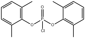 CHLOROPHOSPHORIC ACID BIS(2,6-DIMETHYLPHENYL) ESTER Structure