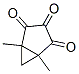 1,5-Dimethylbicyclo[3.1.0]hexane-2,3,4-trione Structure