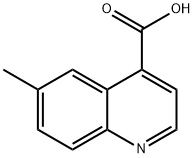 6-メチルキノリン-4-カルボン酸 化学構造式