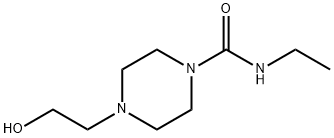 4-(2-HYDROXYETHYL)-N-ETHYL-PIPERAZINE-1-CARBOXYLAMIDE Struktur