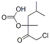 2-isobutyl-3-oxo-4-chloro-2-butylcarbonate Structure