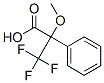 (±)-Α-メトキシ-Α-トリフルオロメチルフェニル酢酸 化学構造式