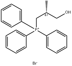 (3-hydroxy-2-methylpropyl)triphenylphosphonium bromide Structure