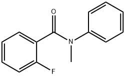 2-Fluoro-N-Methyl-N-phenylbenzaMide, 97% 化学構造式