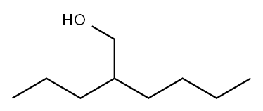 2-PROPYLHEXAN-1-OL, 817-46-9, 结构式