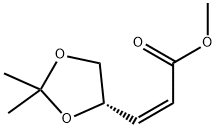 METHYL (S)-(+)-3-(2,2-DIMETHYL-1,3-DIOXOLAN-4-YL)-CIS-2-PROPENOATE Structure
